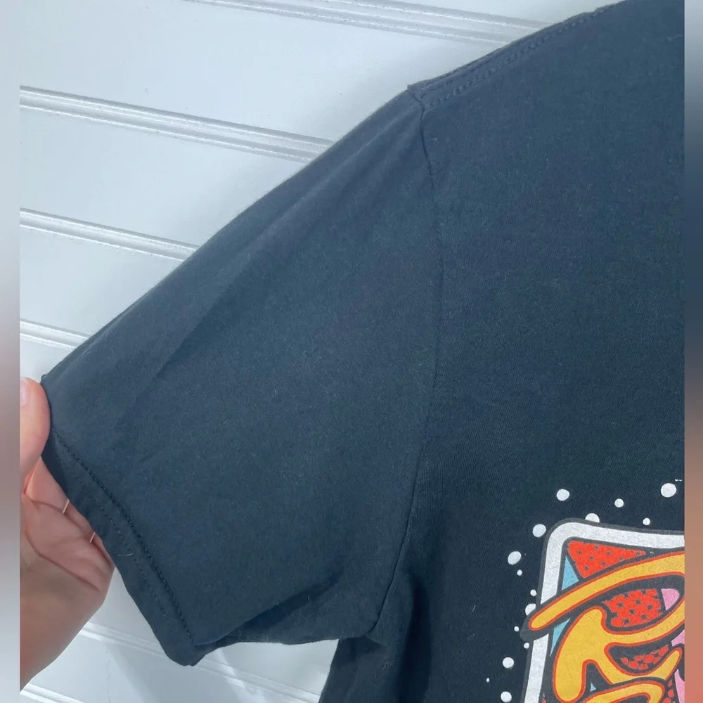 The Rolling Stones Black Graphic Band Crewneck Short Sleeve Shirt S Women’s GUC - Picture 3 of 5